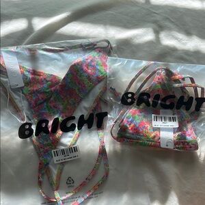 Multicolor Bikini Set